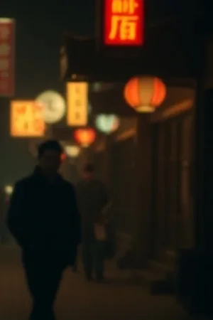 薄雾中的层叠山脊与一条蜿蜒土路